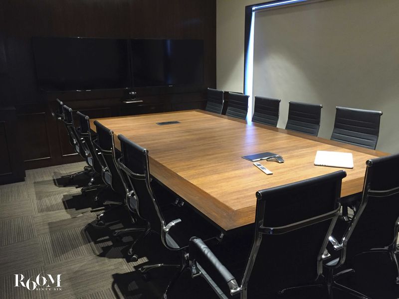 Seating around the conference table