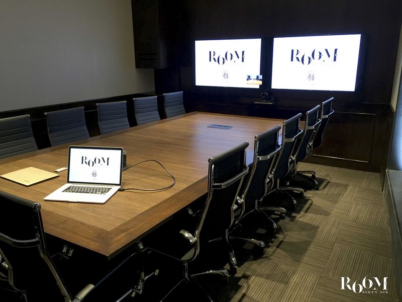 Room 66 video conferencing setup